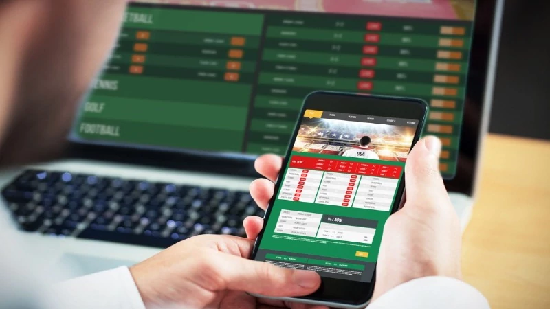 Placing a sports bet on mobile