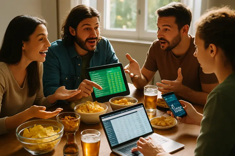 Responsible betting checklist with budget notes and a paused phone screen