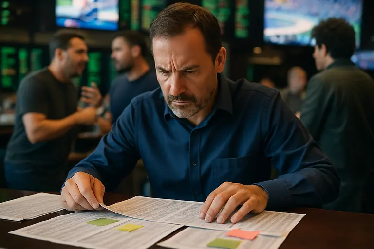 Two monitors comparing football market prices from multiple regulated sportsbooks